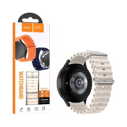 Bracelete de Silicone con Fivela Dupla Hoco WH01 Flexible Series Marine 22mm Cor Estrela Bracelete de Silicone con Fivela Dupla Hoco WH01 Flexible Series Marine 22mm Cor Estrela